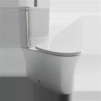 Чаша унитаза безободковая CERAMICA NOVA STAR с сиденьем Soft-Close. CN1904-B