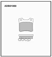 Колодки Задние Peugeot 406 605 (Allied Nippon) Adb01060 ALLIED NIPPON арт. ADB01060