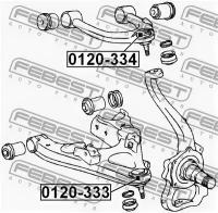 опора шаров.передн.нижн.рычага Toyota Land Cruise, 0120333 FEBEST 0120-333