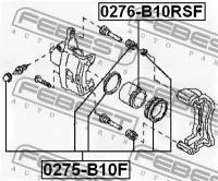 Ремкомплект суппорта тормозного переднего, 0275B10F FEBEST 0275-B10F