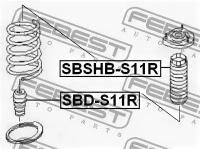 Пыльник заднего амортизатора, SBSHBS11R FEBEST SBSHB-S11R