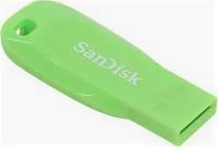 Флэш-диск SanDisk 32Gb USB2.0 Cruzer Blade Electric Green [SDCZ50C-032G-B35GE]