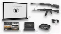 Лазерный интерактивный ТИР профессионал для дома - мини стрелковый тренажер - 2 места