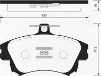 Колодки тормозные передние Sangsin Brake SP1530