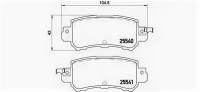 К-т торм. колодок Re MA CX-5 11-, P49047 Brembo P 49 047