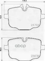 Колодки Тормозные Бмв/Bmw 5 G30/F90/ 7 G11/G12 Задние С Датч. Trialli арт. PF4240