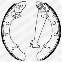 комплект торм. колодок бараб. DELPHI LS1625