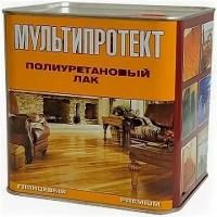 Лак Полиуретановый МультиПротект – ПУ 5л Универсальный, Износостойкий, Глянцевый