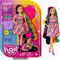 Кукла Барби Totally Hair с цветочным принтом Barbie