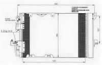 Радиатор кондиционера NRF 35416