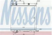 Радиатор основной NISSENS 61284