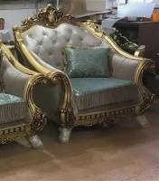 Кресло Султан, светло-серый