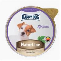 Happy dog Паштет для собак с Кроликом 0,125 кг 51212 (10 шт)