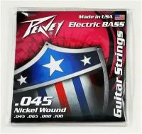 Струны для 4-струнной бас-гитары PEAVEY Nickel Wound Bass Strings 45s 00578190 - (45-100)