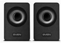 Колонки SVEN 135, чёрный, USB, акустическая система 2.0, мощность 2x3 ВтRMS