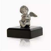 Фигурка «Ангел с кроликом» серебро 925, вес: 25,55 гр. Размер: 35х35х40мм