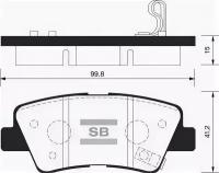 колодки Sangsin Brake SP1239