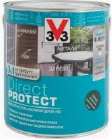 Эмаль по ржавчине V33 Direct Protect цвет зеленый 0.75 л*