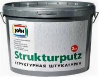 Штукатурка декоративная jobi 23543 16кг белый 2мм 1кг до 0,4кв.м