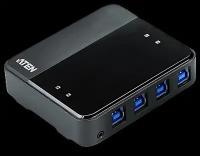 ATEN Usb переключатель ATEN 4 x USB 3.2 Gen1 Peripheral Sharing Switch