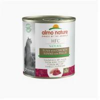 Almo Nature консервы Консервы для Кошек с Курицей и Тунцом (HFC - Natural - Tuna and Chicken) 5155 | Classic HFC Adult Cat Chicken Tuna 0,28 кг 20071 (4 шт)