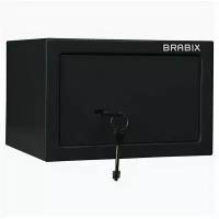 Сейф мебельный Brabix SF-170KL 291142 S103BR210514 170х260х230мм, ключевой замок, черный