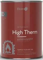 Лак Термостойкий Elcon High Therm 0.7л от -60°С до +250°С для Металла, Камня, Бетона, Кирпича / Элкон*