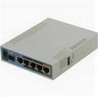 MikroTik Сетевое оборудование MikroTik RB962UiGS-5HacT2HnT Беспроводной маршрутизатор hAP ac 2.4+5ГГц, 802.11a/b/g/n/ac, 5x Ethernet 1G, 1x SFP