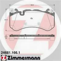 Тормозные колодки передние MB C-KLASSE (W204) 2008 ZIMMERMANN 246811661