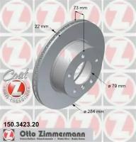 Zimmermann-Диск тормозной BMW: 1 04-, 150342320 ZIMMERMANN 150.3423.20