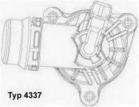 Термостат (в корпусе) BMW: 1 04-, 3 98-05, 3 05-, 3 Touring 99-05, 3 Touring 05-, 3 кабрио 00-, 3 купе 99-, X3 04-, Z4 03-, 4337105D WAHLER 4337.105D