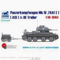 CB35030SP Танк Panzerksmpfwagen Mk IV.744(E) (A13) & UE Fuel Tank Trailer (Bronco Models) 1/35