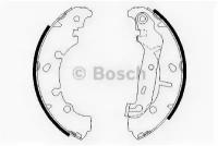 Колодки тормозные барабанные FORD FIESTA 1.25-1.8D 95-/FUSION 1.25-1.6D 00-/MAZDA 2 03-, 0986487599 BOSCH 0 986 487 599