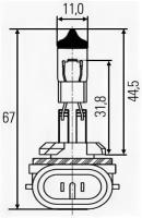 GLUEHLAMPE, 12 V HELLA 8GH008991031