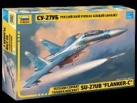 Сборные модели ZVEZDA Cамолёт СУ-27УБ 1:72