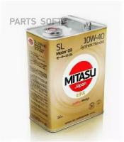 MITASU MJ1244 MITASU 10W40 4L масо моторное MOTOR OIL SL API SL/CF дя бенз/газ ДВС, поусинт