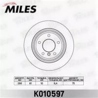 Диск тормозной BMW 5 E39 520-525 95-03 задний D=298мм. MILES K010597