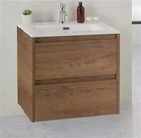 BelBagno KRAFT 39 База под раковину с двумя выкатными ящиками, Rovere Tabacco, 510х390х515, KRAFT 39-500/390-2C-SO-RT