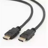 Кабель HDMI Gembird/Cablexpert, 1м, v1.4, 19M/19M, серия Light, черный, позол.разъемы, экран (CC-HDMI4L-1M)