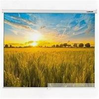 LUMIEN Eco Picture LEP-100105 Настенный экран 160х160 см, Matte White восьмигранный корпус, возможность потолочн./настенного крепления, уровень в комп