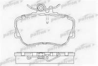 Колодки тормозные дисковые передн MERCEDES-BENZ: C-CLASS 93-00, C-CLASS универсал 96-01 Patron PBP854