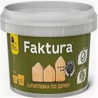 Шпатлевка по Дереву Faktura 0.4кг Сосна Акриловая для Наружных и Внутренних Работ / Фактура