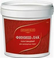 Финиш-Лак Optimist-Elite D702 1кг Полуглянцевый, Бесцветный, Акриловый / Оптимист Д702*