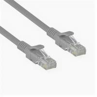 Exegate EX282009RUS Патч-корд Exegate UTP-RJ45-RJ45-5e-CU-0,5M-GY, UTP, cat.5e, 0.5м, медь, серый