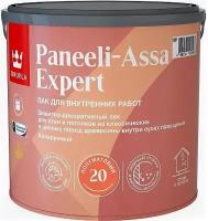 Лак для Деревянных Панелей Tikkurila Paneeli-Assa Expert EP 2.7л Полуматовый Акрилатный без Запах / Тиккурила Панеели-Ясся