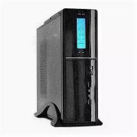 PowerCool Корпус PowerCool S0506-300W (Desktop, Black, SFX 300W-80mm, 24+8pin, LCD + датч. темп.3шт)