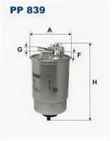 Фильтр топливный FO Galaxy, T4 Diesel FILTRON PP839