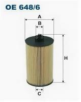 Фильтр масляный CHE Aveo, Cruze,OP Astra=OE648/6A, OE6486 FILTRON OE 648/6