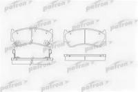 Колодки тормозные дисковые передн NISSAN: ALMERA I 95-00, ALMERA I Hatchback 95-00 Patron PBP1091