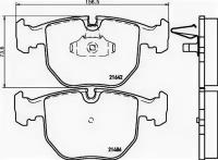 Колодки тормозные дисковые передн BMW: 5 96-03, 5 Touring 97-04, 7 94-01, X5 00- TEXTAR 2148602